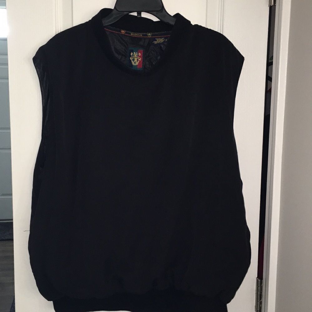 Black Pullover SUNICE golf jacket vest men’s L